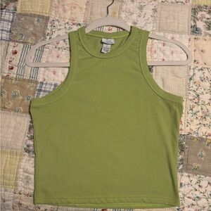 Rue21 Neon Green Ribbed Top